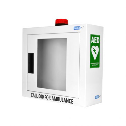 AED alarmed cabinet